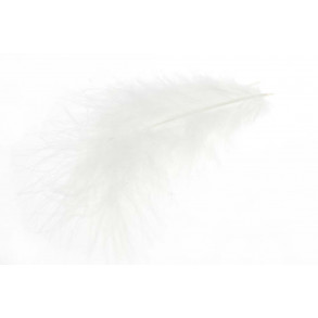 Mini marabou - White