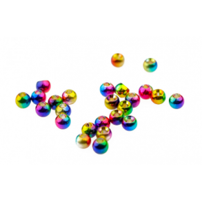 Multihued Rainbow Brass Beads Rainbow - 4,0 mm