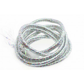 Mylar Tubing - Lazer Silver (M)