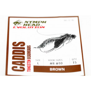 Nymph Head Caddis Brown - #8-#10
