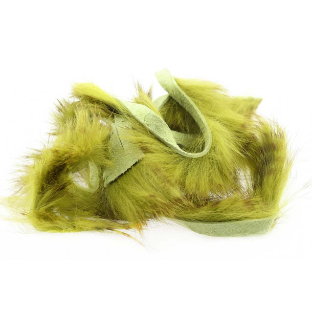 Olive Barred Magnum Rabbit Strips - Lt. Olive