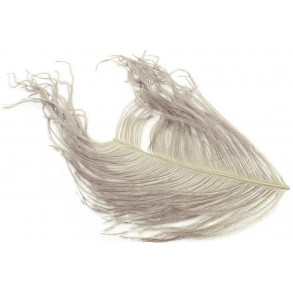 Ostrich Herl - Natural Grey