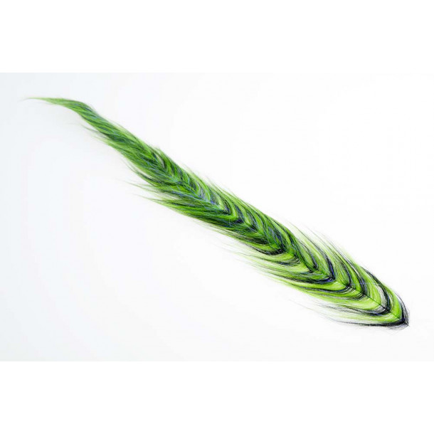 Polar Fiber Streamer Brush - Chartreuse/Black