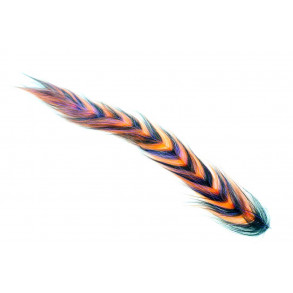 Polar Fiber Streamer Brush - Orange/Black