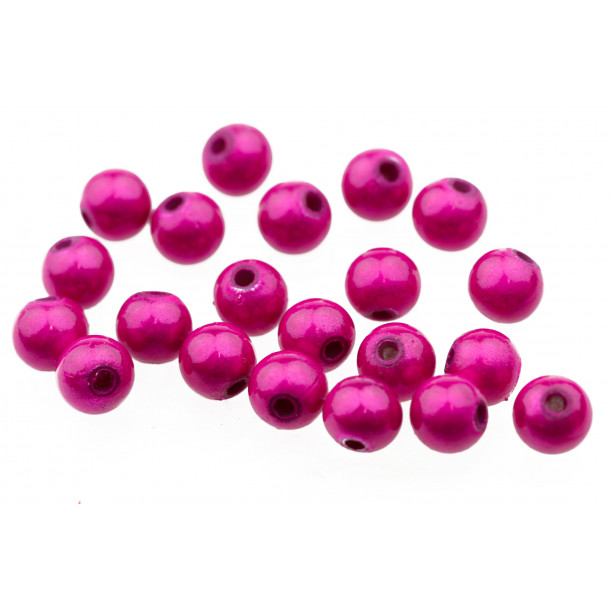 Proeye 3D Poly Beads 6 mm - Hot Pink