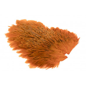 Salmon Hen Neck - Crawdad Orange