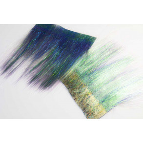 Shimmer fringe - Olive/UV Blue