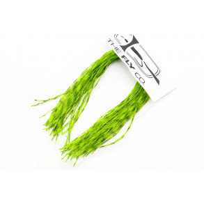 Silicone Micro Mini Legs - Barred Black on Chartreuse