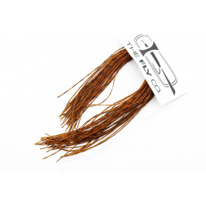 Silicone Micro Mini Legs - Barred Black on Chestnut