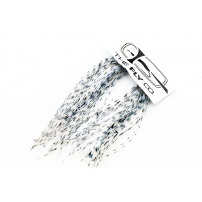 Silicone Micro Mini Legs - Barred Black on Pearl