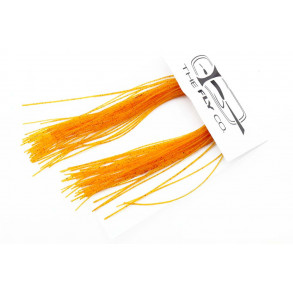 Silicone Micro Mini Legs - Orange / Gold Flake