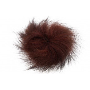 Silver Fox Tail - Dark Brown