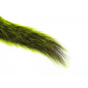 Silver Tip Squirrel Tail - Fluo Chartreuse
