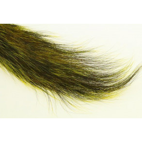Silver Tip Squirrel Tail - Yellow