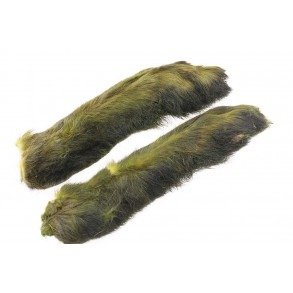 Snowshoe Rabbit Foot - Olive