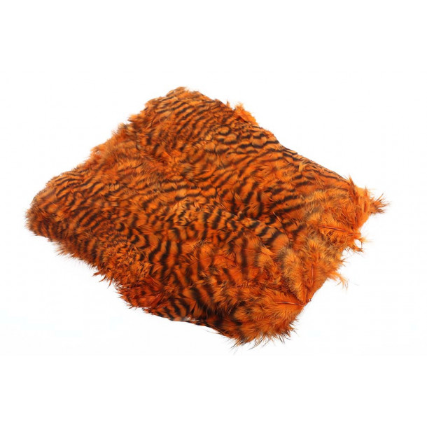 Soft Hackle Patch - Burnt brown