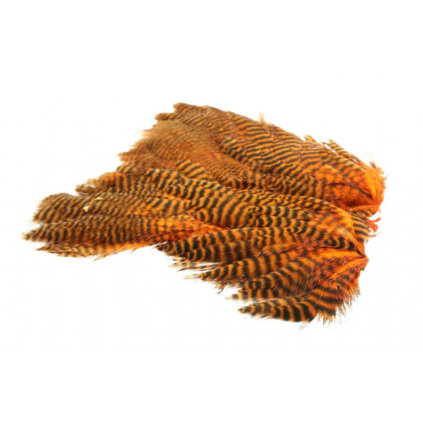 Soft Hackle Patch - Grizzly Orange