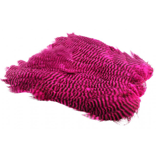 Soft Hackle Patch - Grizzly Pink