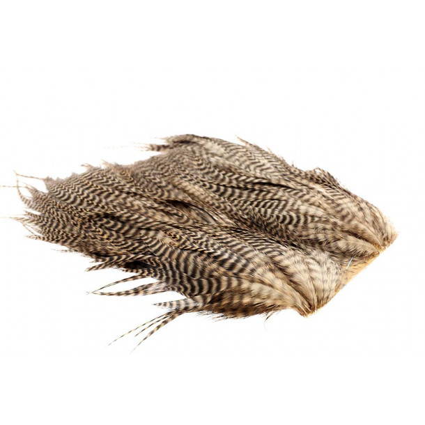 Soft Hackle Patch - Grizzly Tan