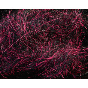 Spawn's UV Simi Seal Dubbing - Black / UV Fuchsia