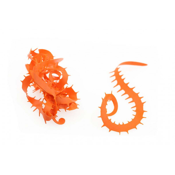 Spiked Rolla tails - Orange (M)
