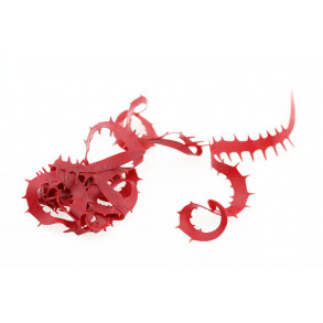 Spiked Rolla tails - Red (L)