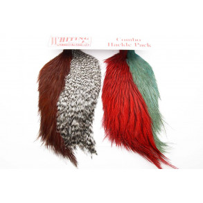 Starter Pack Whiting Coq de leon - Red/Brown/Grizzly/Kingfisher