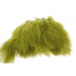 Strung/Blood Quill Marabou - Light Olive