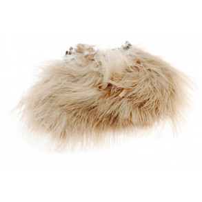Strung/Blood Quill Marabou - Tan