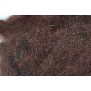 Swiss CDC Argentinian Hare Dubbing - colored Dark Brown 3