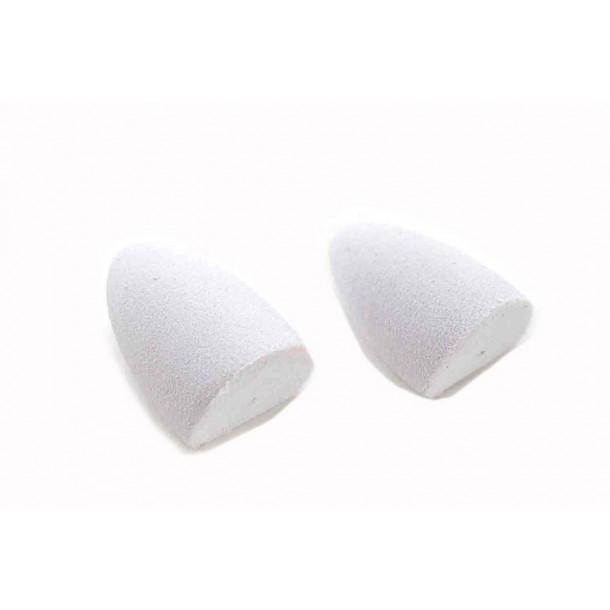 Tapered popper (2 stk) - White