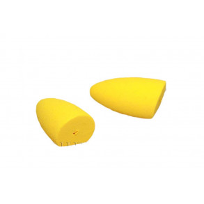 Tapered popper (2 stk) - Yellow