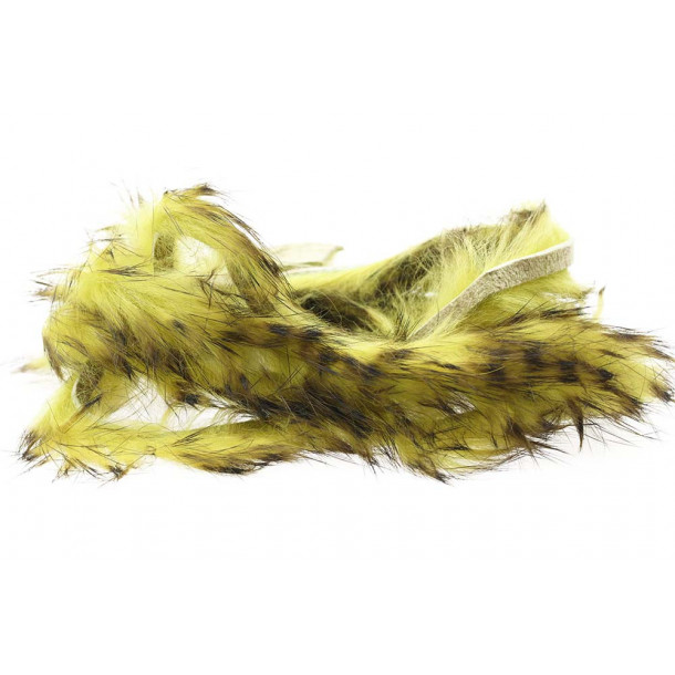 Tiger Barred Rabbit Strips - Olive/ Black over Lt. Olive