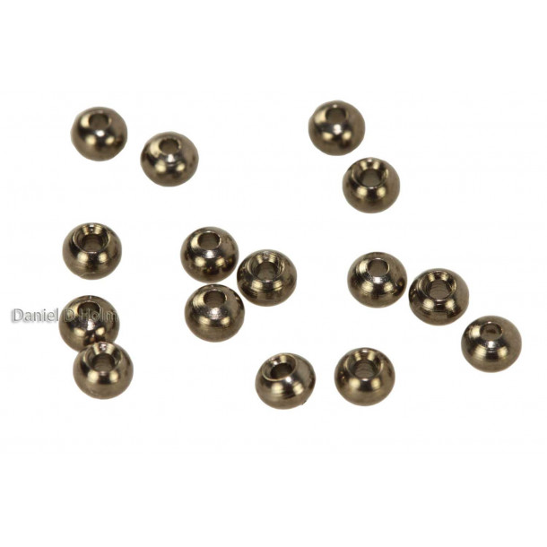 Tungstens Beads Slotted - Black (4,0 mm. (5/32))
