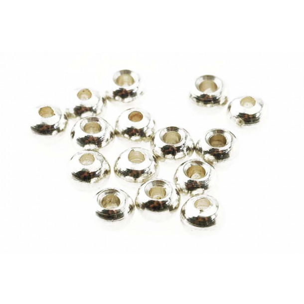 Tungstens Beads Slotted - Silver (3,2 mm. (1/8))
