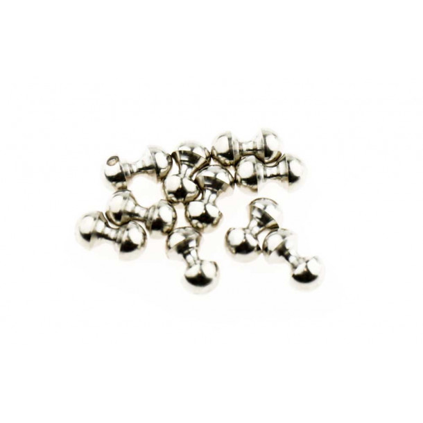 Twin Eyes - Silver 4 mm