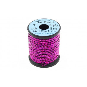 UNI Flat Braid #S - Holo.Fuchsi