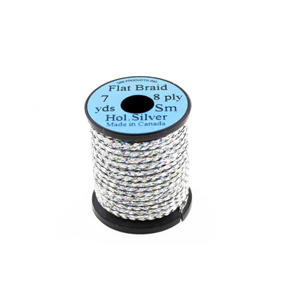 UNI Flat Braid #S - Holo.Silver