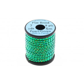 UNI Flat Braid #S - Pearl/Green