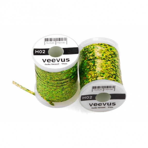 Veevus Holo Tinsel - Chartreuse (M)
