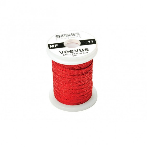 Veevus Mini Flatbraid - Brigth Red 11