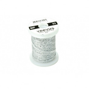 Veevus Mini Flatbraid - Grey Silver
