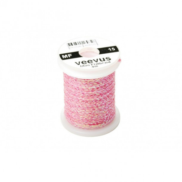 Veevus Mini Flatbraid - Pearl Pink