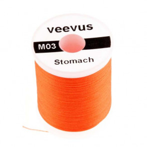 Veevus Stomach Thread FL. Orange - L