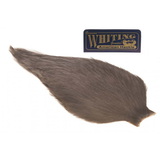 Whiting American Rooster cape - Dark Natural Dun
