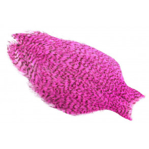Whiting American Rooster cape - Grizzly Hot Pink