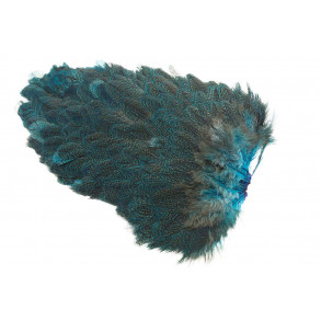 Whiting Coq de leon Hen Saddle - Speckled Kingfisher Blue