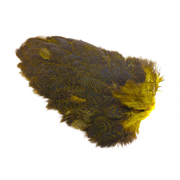 Whiting Coq de leon Hen Saddle - Speckled Yellow