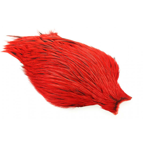 Whiting Freshwater Streamer Cape - Silver badger/Orange