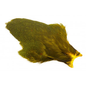 Whiting Guinea Fowl cape - Fluo Yellow Chartreuse